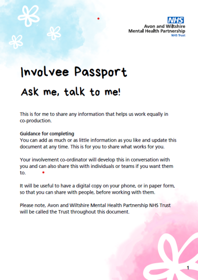 An image of the cover of the new Involvee Passport